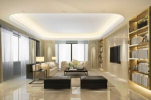 3d-rendering-loft-luxury-living-room-with-pouf-bookshelf