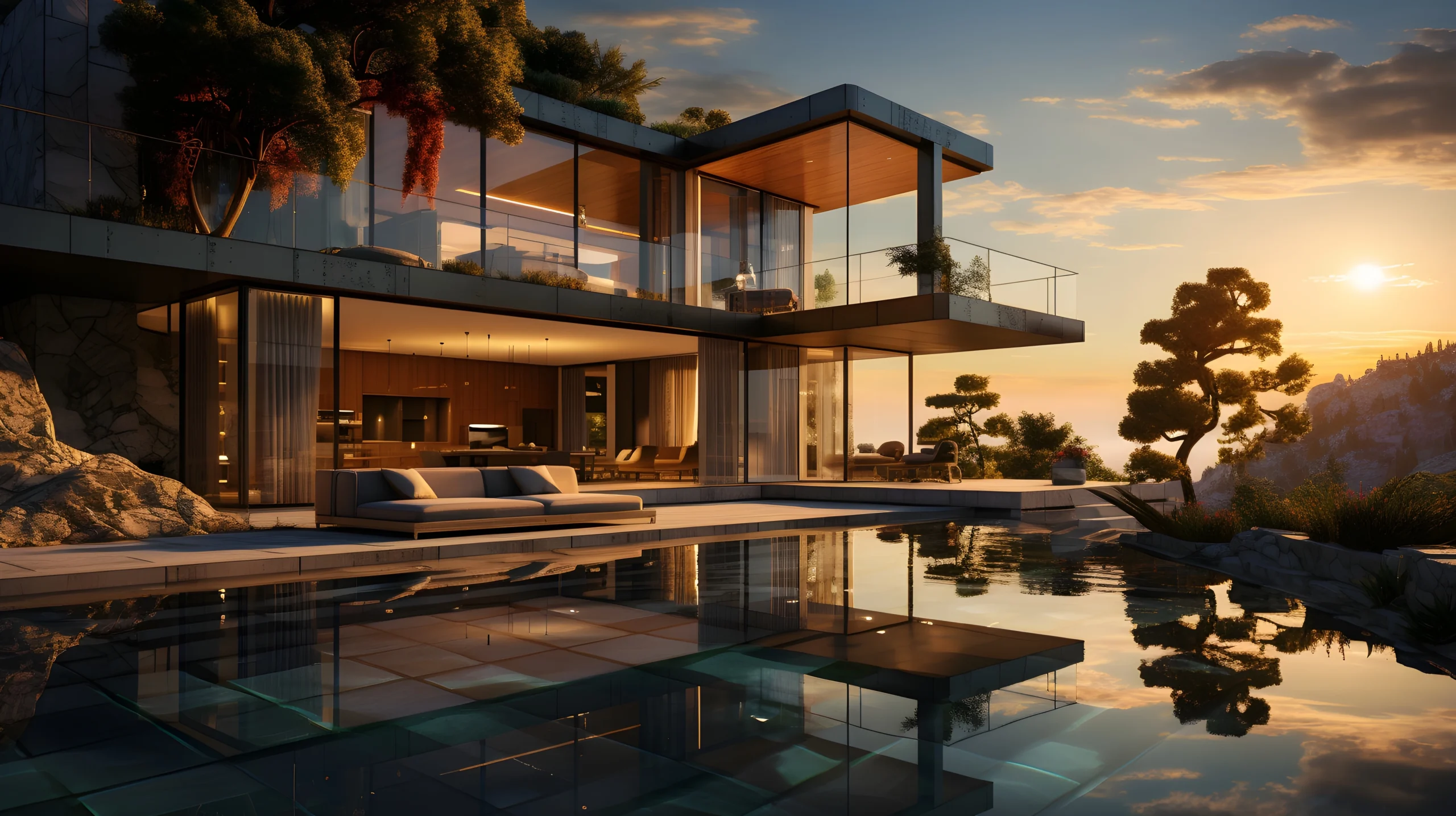 best modern villa designer in Hyderabad