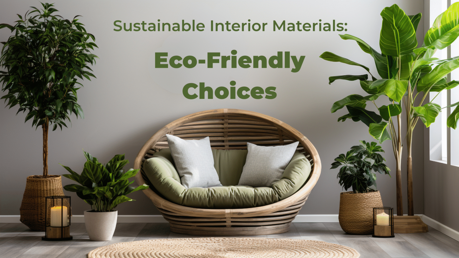 Sustainable Interior Materials: Eco-Friendly Choices