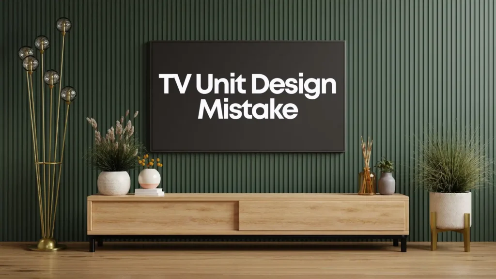 TV Unit Design Mistake
