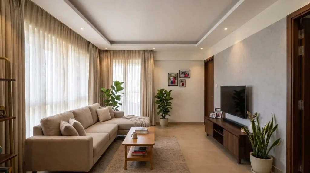 False Ceiling Height Space Planning