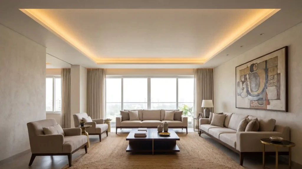Full False Ceiling Versus Partial False Ceiling