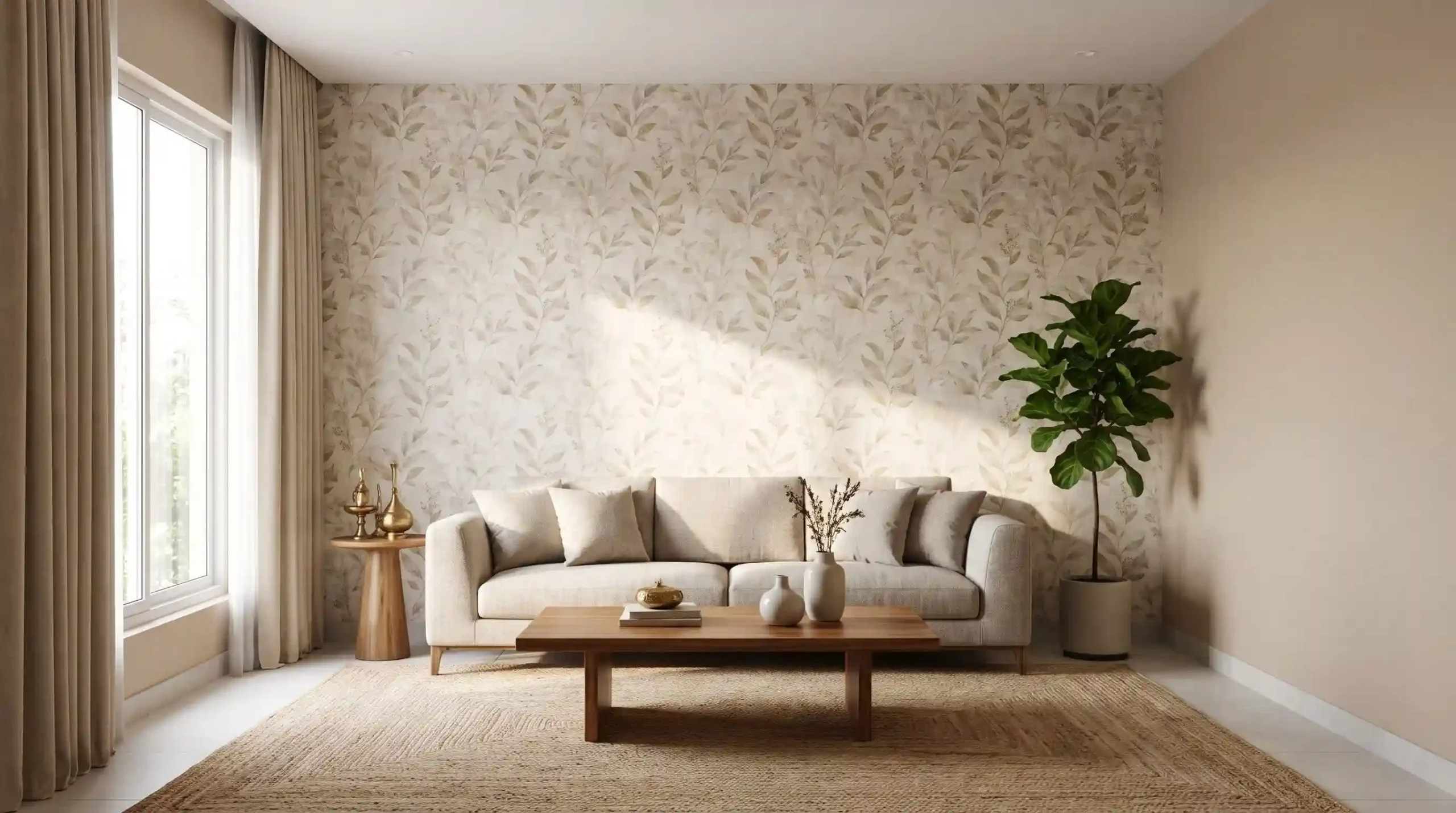 Living room wallpaper